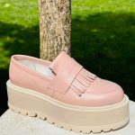 Espadrile piele naturala Lane roz