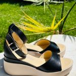 Sandale piele naturala Ivy negru