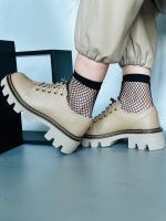 Pantofi piele naturala Edith bej - imagine 3