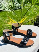 Sandale piele naturala Jeni negru