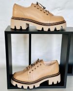 Pantofi piele naturala Edith bej - imagine 4