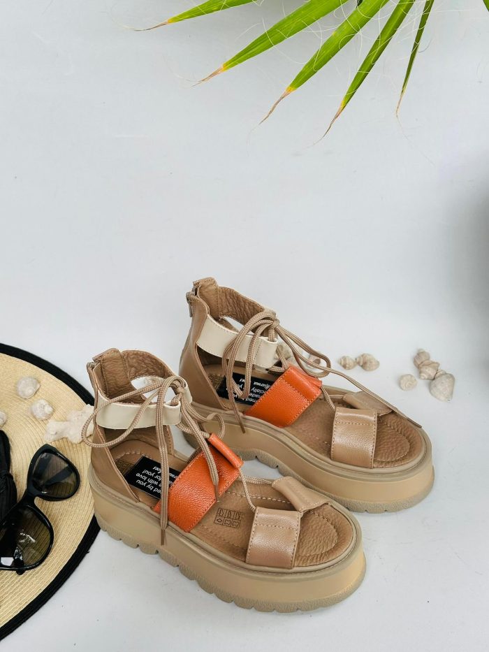 Sandale piele naturala Louanna color - imagine 5