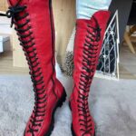 Cizme piele naturala Hyperion Red