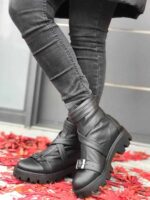 Ghete piele naturala Collye - imagine 3