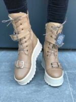 Ghete piele naturala Gana Caffe