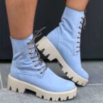 Ghete piele naturala Grand Blue