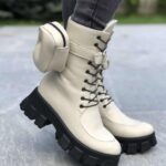 Ghete piele naturala Packet Nude