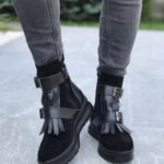 Ghete piele naturala Rinesa Mode