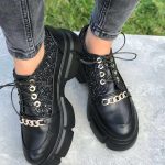 Pantofi piele naturala Dynna Mode