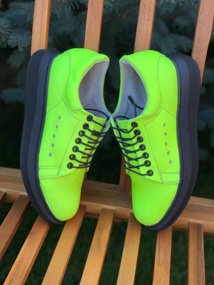 Pantofi sport piele naturala Neon - imagine 4