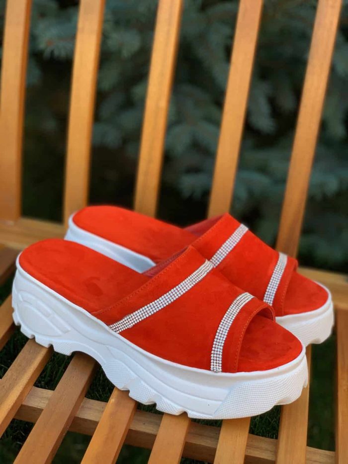 Saboti piele naturala Crisalia - imagine 2