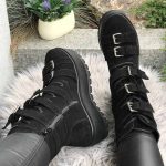 Ghete piele naturala Blackzone