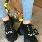 Pantofi piele naturala Eboni