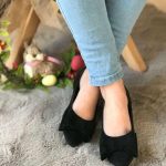 Balerini piele naturala Ganiro Black