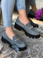 Pantofi piele naturala Kobi Green - imagine 3