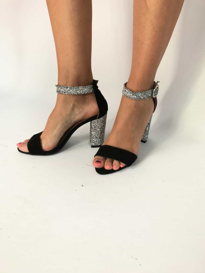 Sandale cu toc piele naturala Alaska - imagine 3