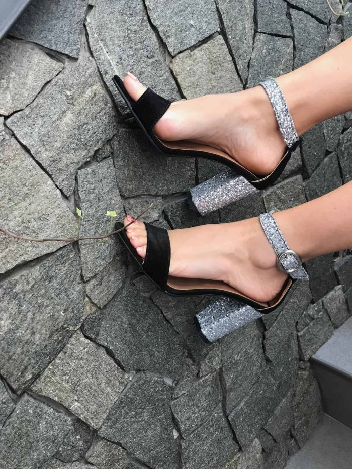 Sandale cu toc piele naturala Alaska - imagine 4