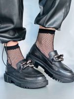 Espadrile piele naturala Faith black - imagine 4