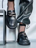 Espadrile piele naturala Faith black - imagine 3