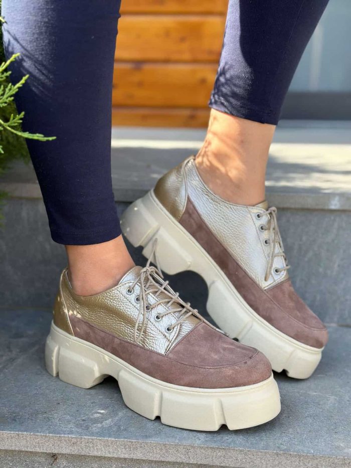 Pantofi piele naturala Liona - imagine 3