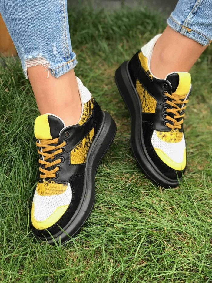 Pantofi sport piele naturala Amedea - imagine 3