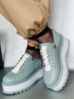 Pantofi piele naturala Elisabetha blue