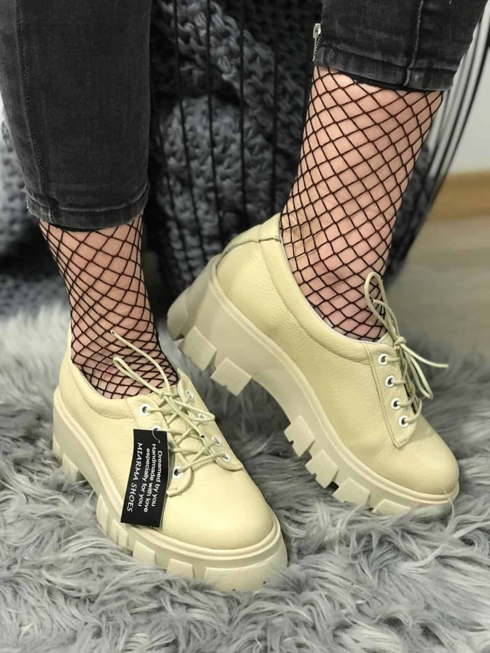 Pantofi piele naturala Brietta - imagine 2