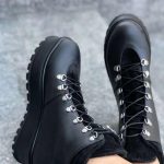 Ghete piele naturala Black Mode