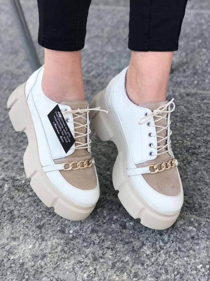 Pantofi piele naturala Edith - imagine 3