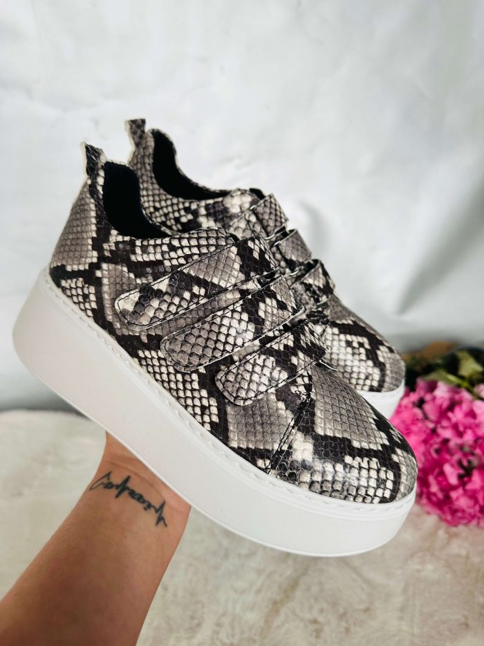 Pantofi piele naturala Glory snake - imagine 5