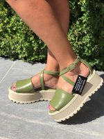 Sandale piele naturala Izabela Green