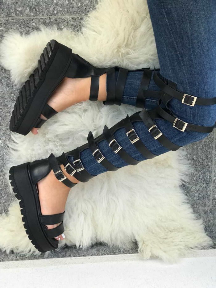 Sandale piele naturala Faraon - imagine 3