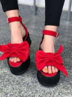 Sandale piele naturala Belora Red