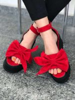 Sandale piele naturala Belora Red - imagine 2
