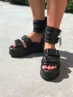 Sandale piele naturala Tech