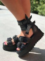 Sandale piele naturala Tech - imagine 3