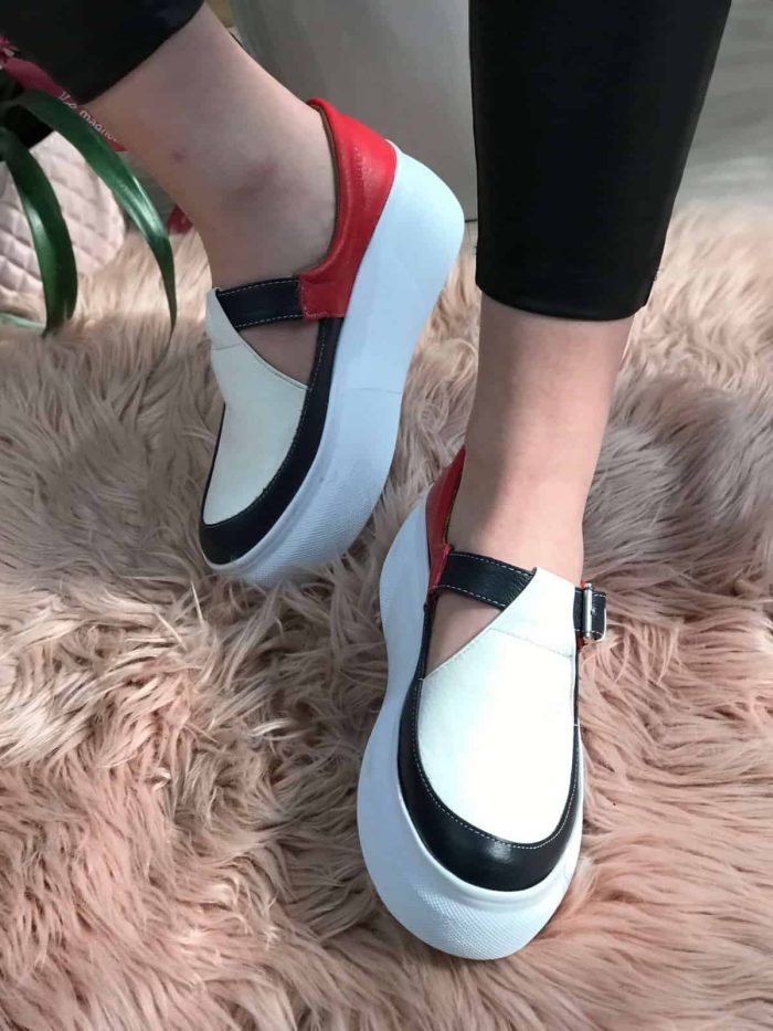 Pantofi piele naturala Magu - imagine 2