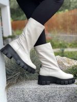 Ghete piele naturala Novara - imagine 2