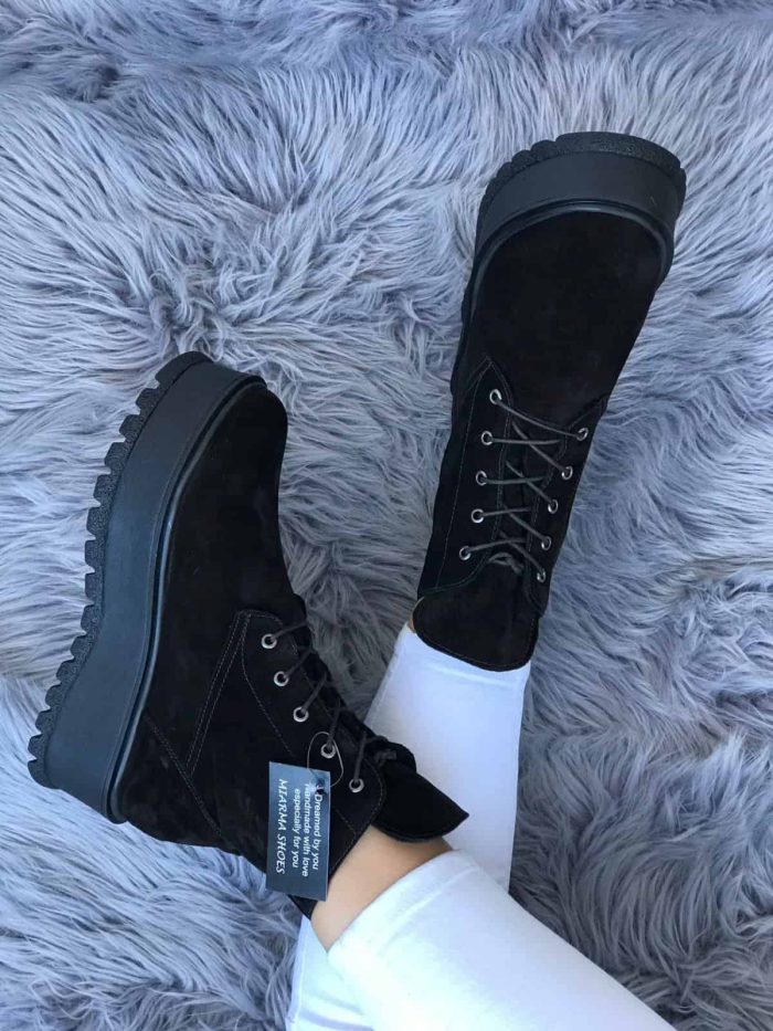 Ghete piele naturala Sevra - imagine 3