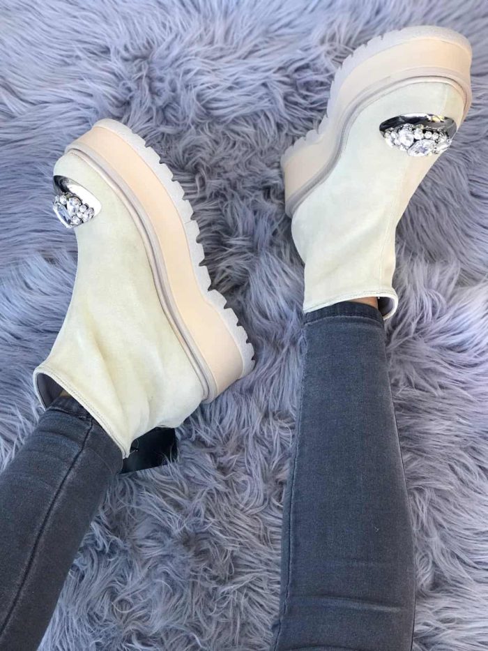 Ghete piele naturala Western - imagine 4