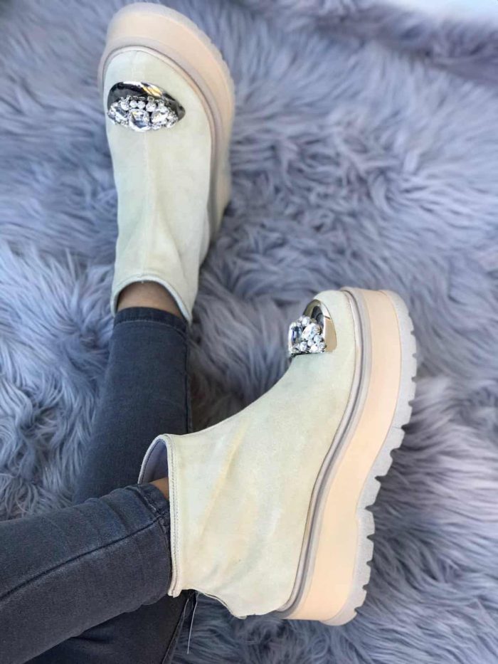 Ghete piele naturala Western - imagine 5