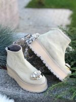 Ghete piele naturala Western