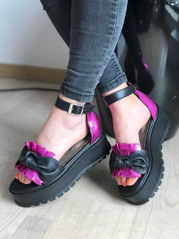 Sandale piele naturala Scarlet Special - imagine 3