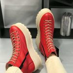 Ghete piele naturala Misttra Red