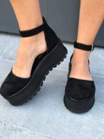 Sandale piele naturala Albena Black