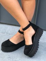 Sandale piele naturala Albena Black - imagine 3