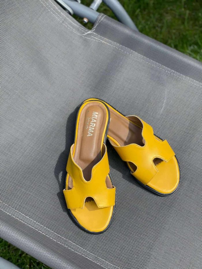 Saboti piele naturala Leily - imagine 3