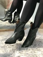 Ciocate piele naturala Modlet Black - imagine 3