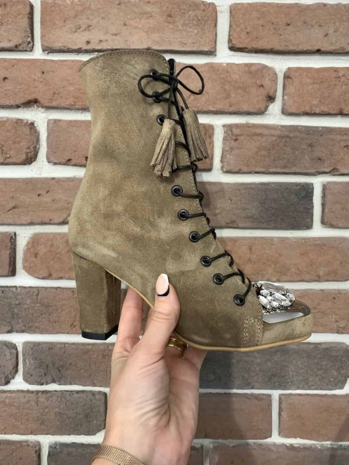 Botine piele naturala Goldie - imagine 2