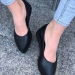 Balerini piele naturala Clear Mode